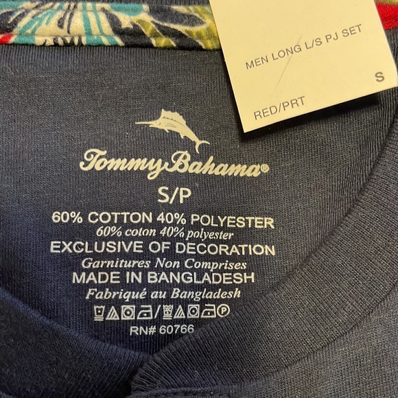 TOMMY BAHAMA MENS PJ SET SIZE SMALL - Picture 5 of 6